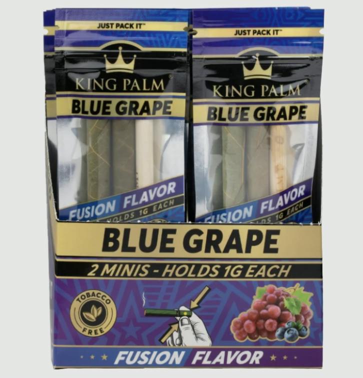 King Palm Mini Pre-Roll 2pk - Blue Grape
