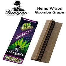 Kingpin Hemp Wraps Grape 4/pack