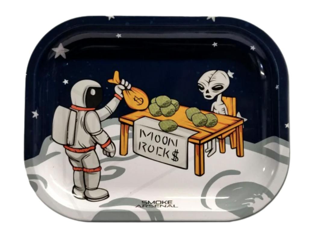 Moon Rocks Rolling Tray
