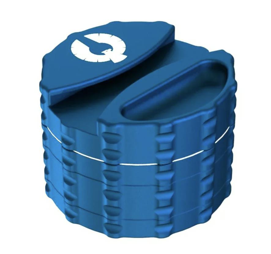 Phoenician: Large Grinder w/ Paper Holder (Blue)