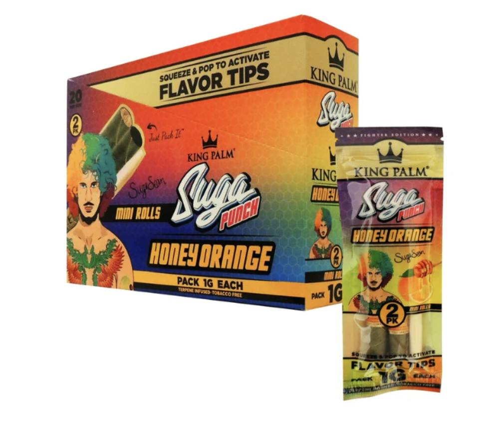 King Palm Mini Pre-Roll 2pk - Suga Punch