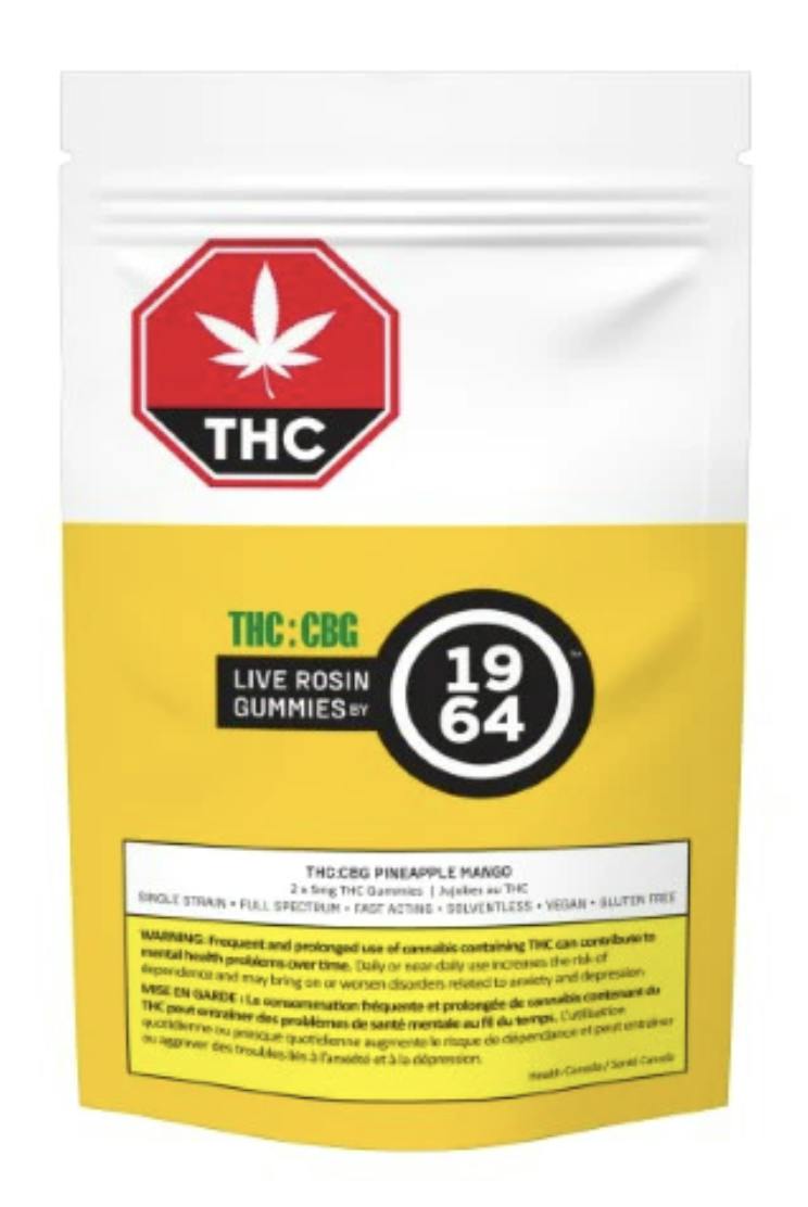 Pineapple Mango Live Rosin Gummies (Sour Cookies)