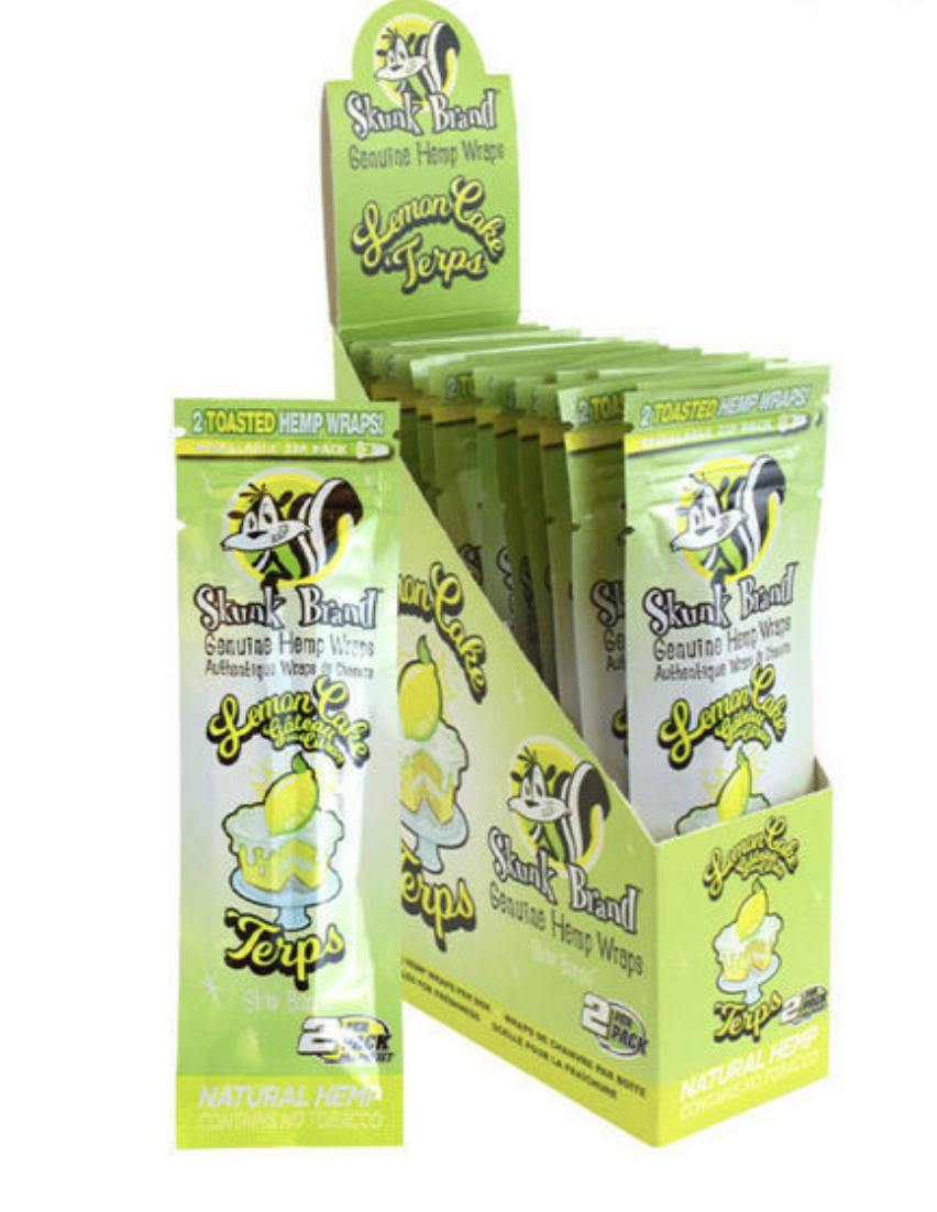 Skunk Wraps: Lemon Cake 2pk