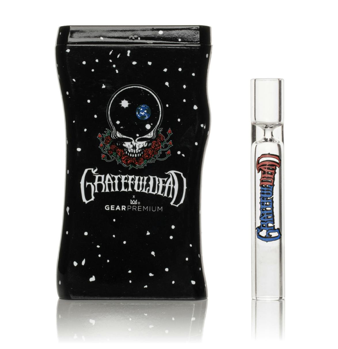 Grateful Dead: 3.8" Space Your Face Dugout W/Borosilicate Taster