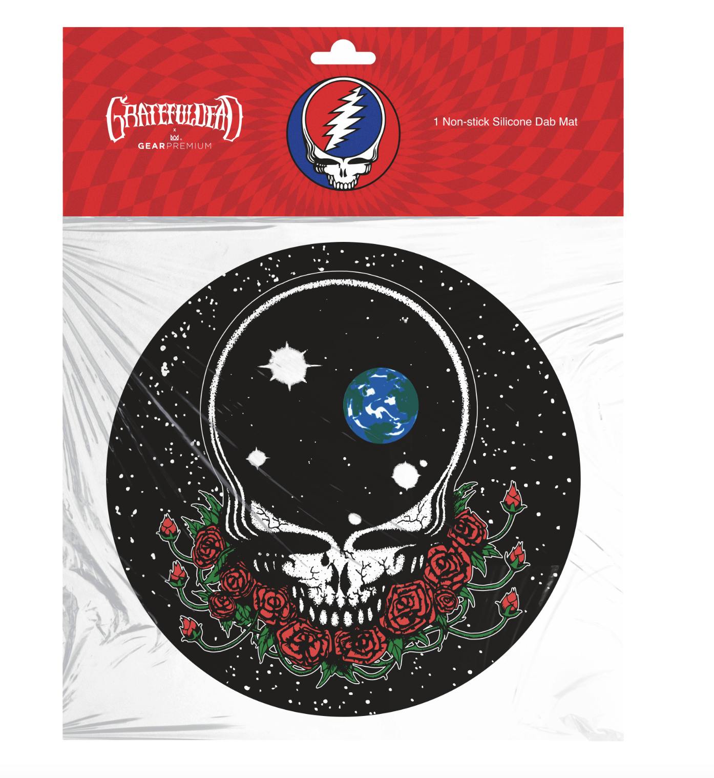 Grateful Dead: Space Your Face Silicone Dab Mat 7.8"