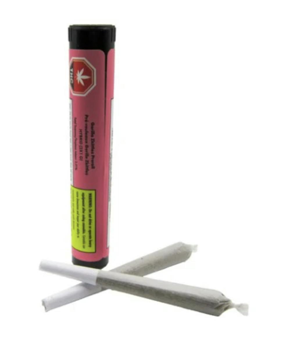 Gorilla Zkittlez Pre-Rolls 2 x 1g