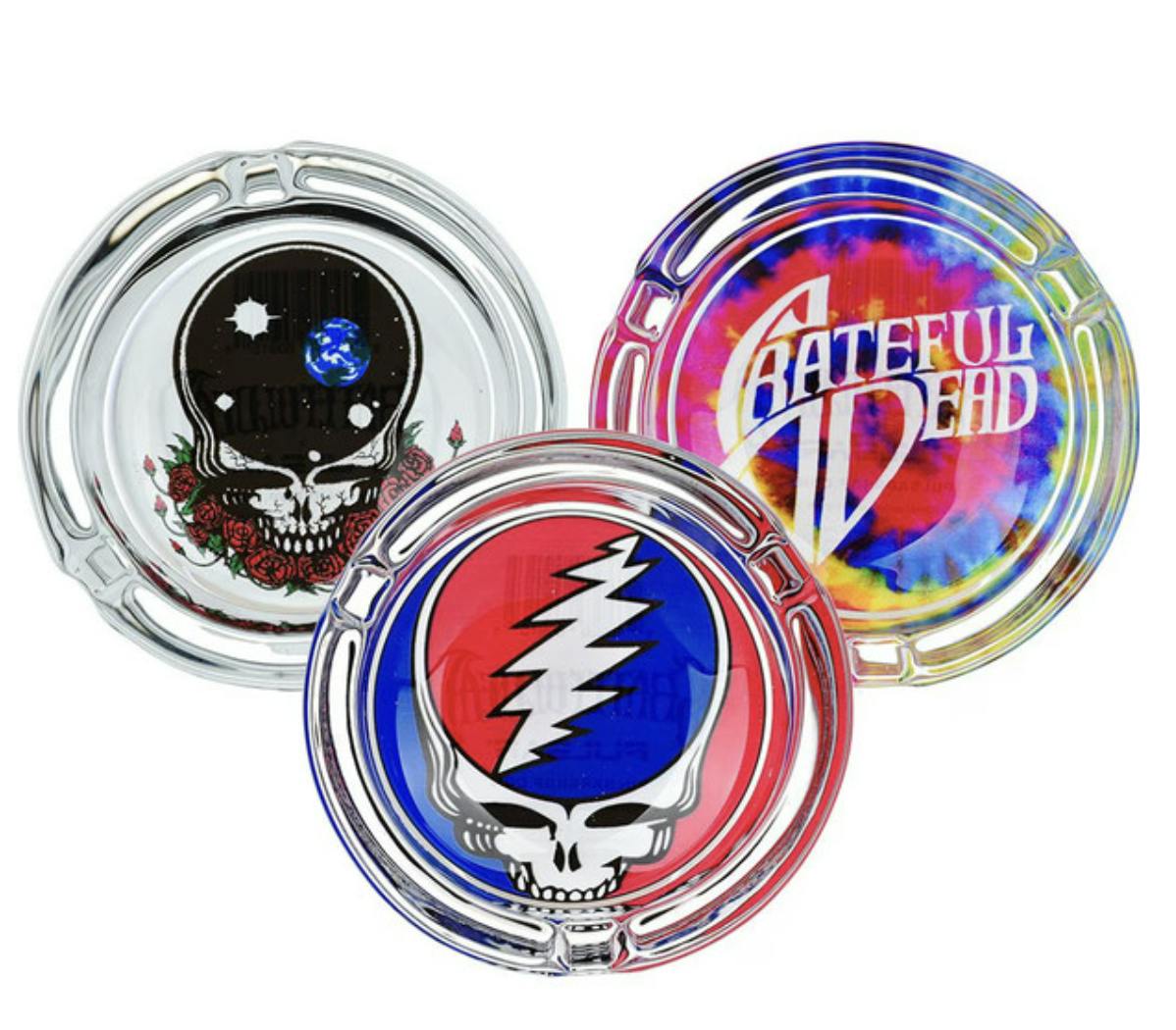 Pulsar: 3.5" Grateful Dead Glass Ash Tray