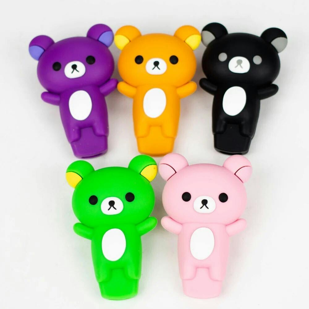 3" Bear pipe-Assorted Colours