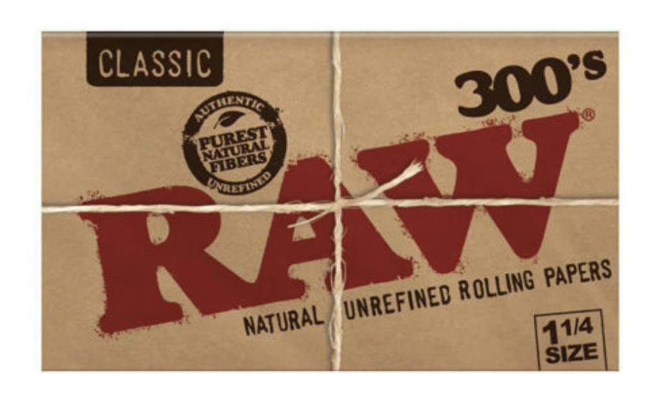 Raw Classic 1 1/4 Papers - 300 Pack
