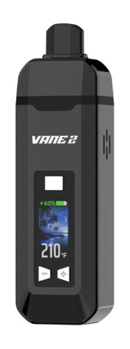 Yocan Vane 2 Dry Herb Vaporizer - 1200mAh Obsidian Black
