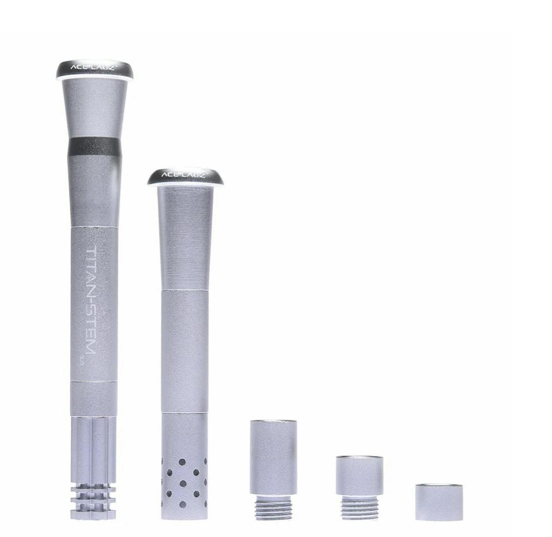 Titan-Stem 3.0 Adjustable Length Metal Downstem (silver) (Silver)