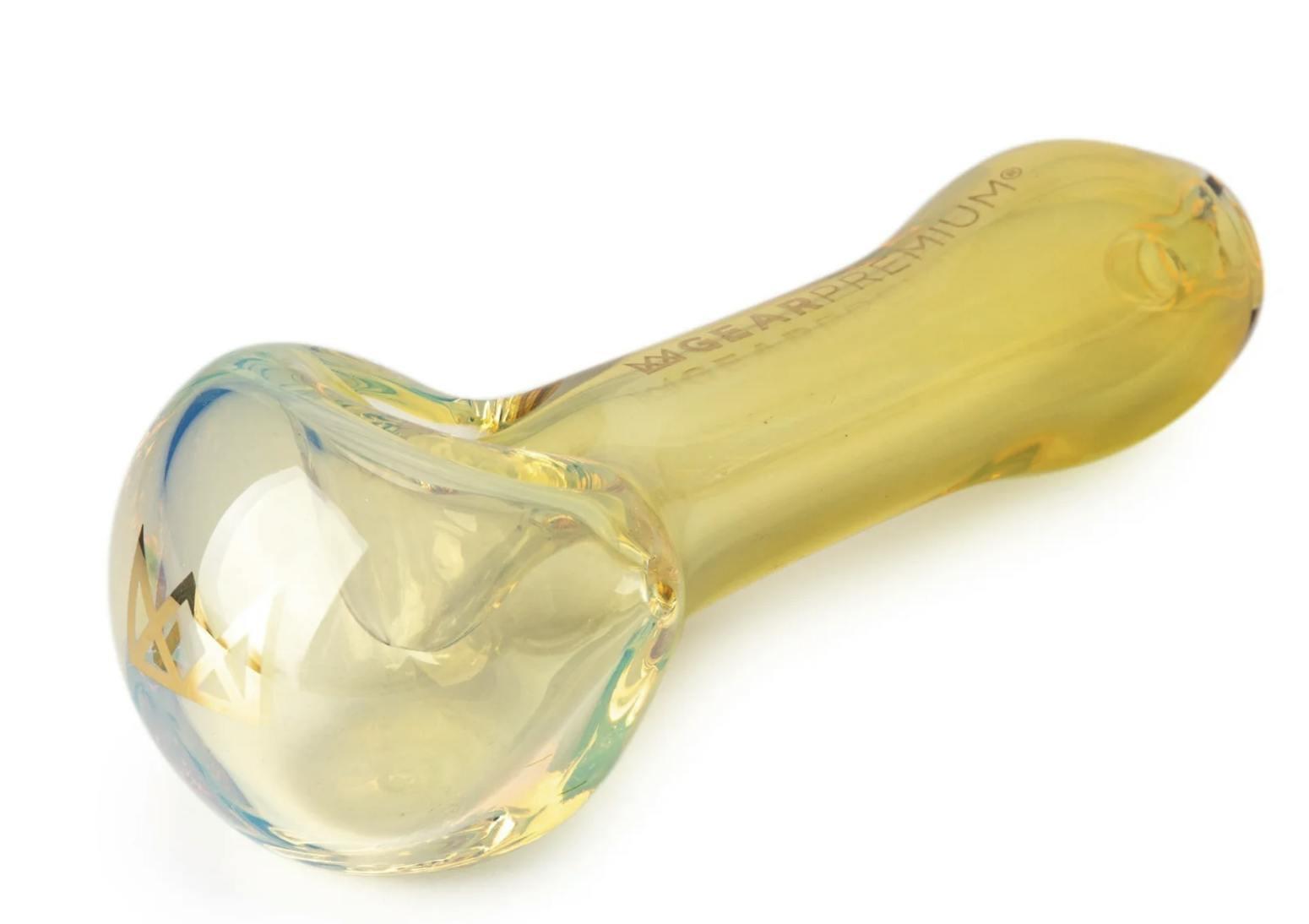 Gear Premium: 3.75" Hand Pipe W/Ash Catcher Mouthpiece (Color Changing)