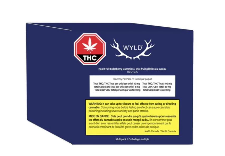 Elderberry THC:CBN Gummies 10 Pack