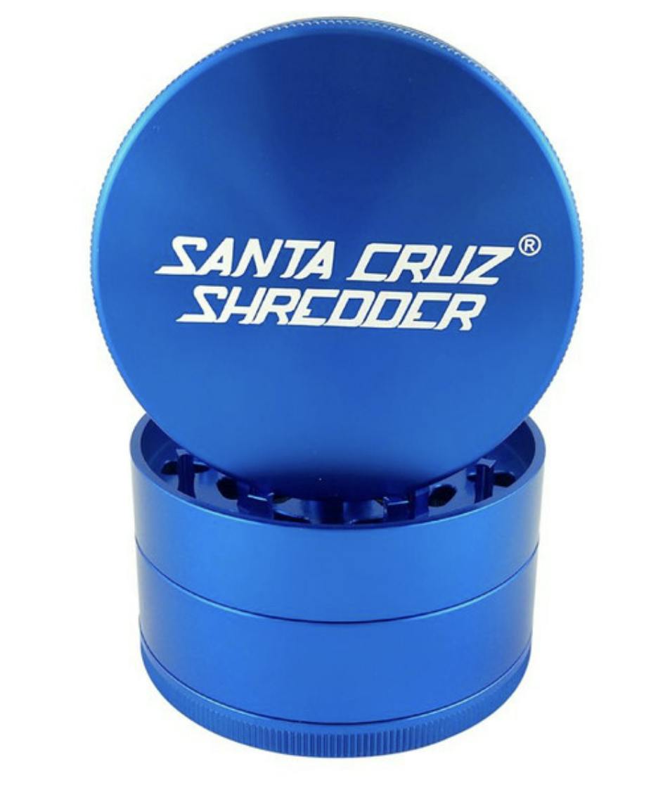 Santa Cruz Shredder 1.5" Blue 4-Piece Grinder
