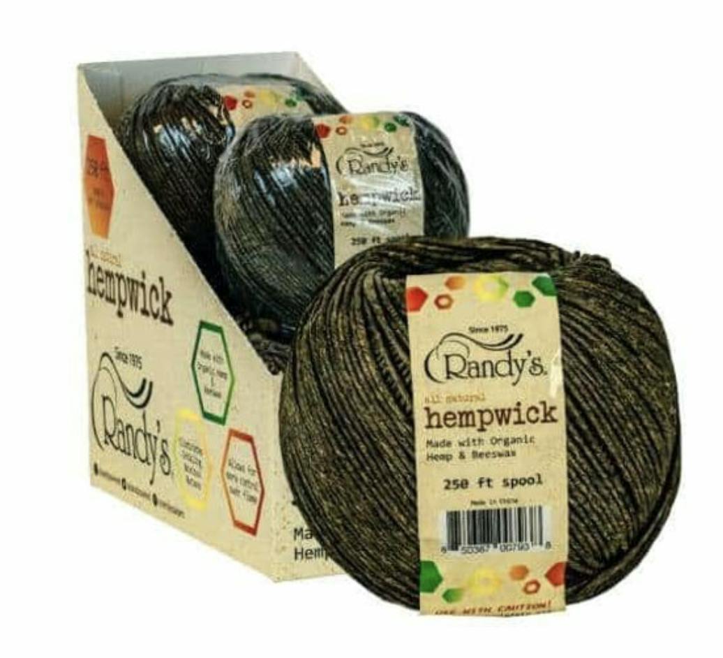 Randy's 250' Hemp Wick Spool