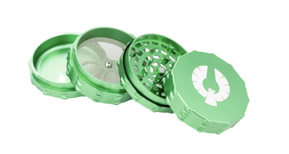 Phoenician: 4 Piece Large Flat Top Grinder (Green)