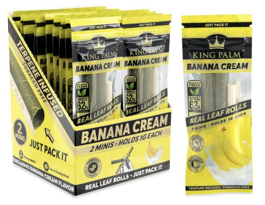 King Palm Pre-Roll Banana Cream 2pk