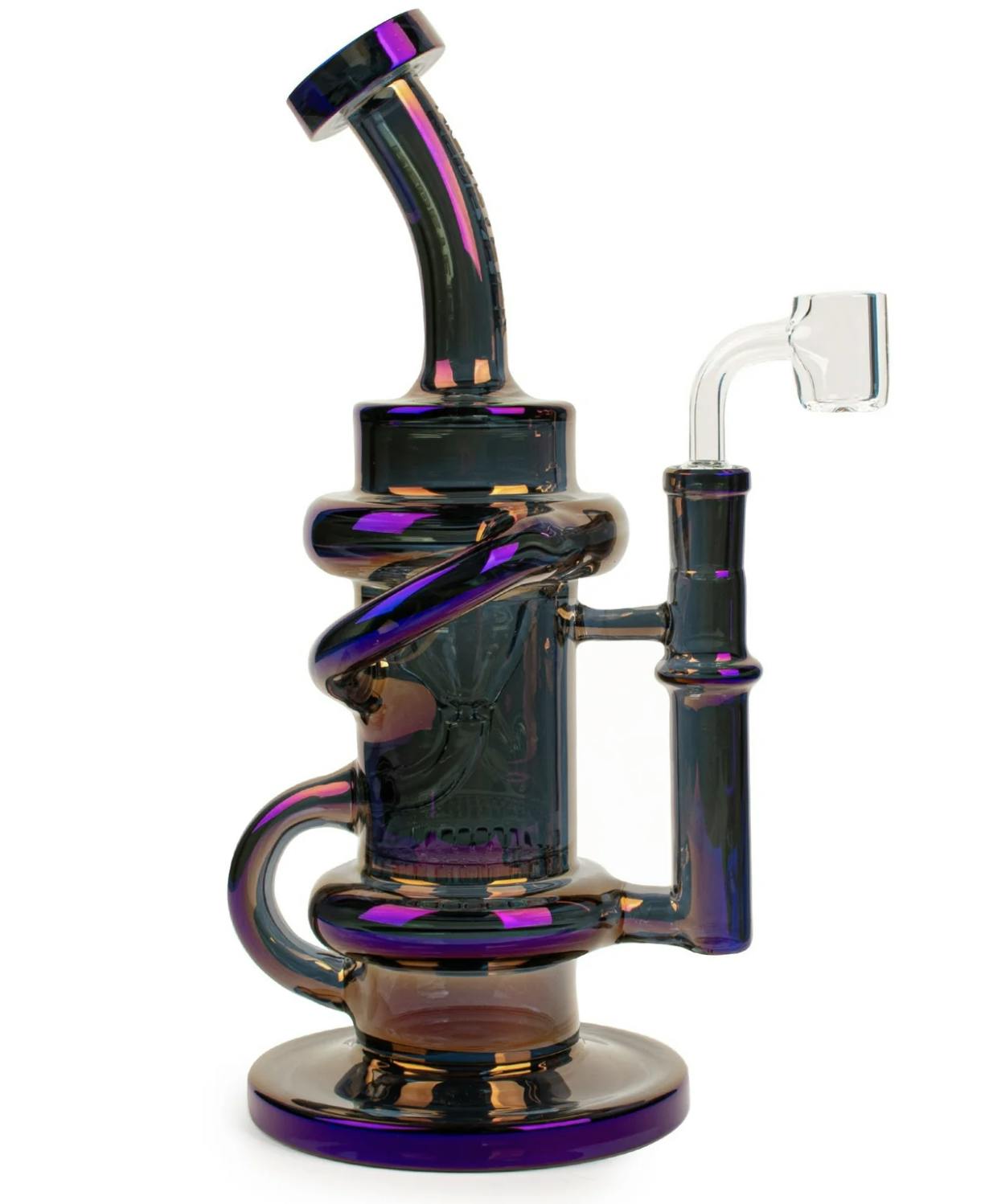 Red Eye Tek: 9.5" Terminator Glitch Klein Concentrate Recycler
