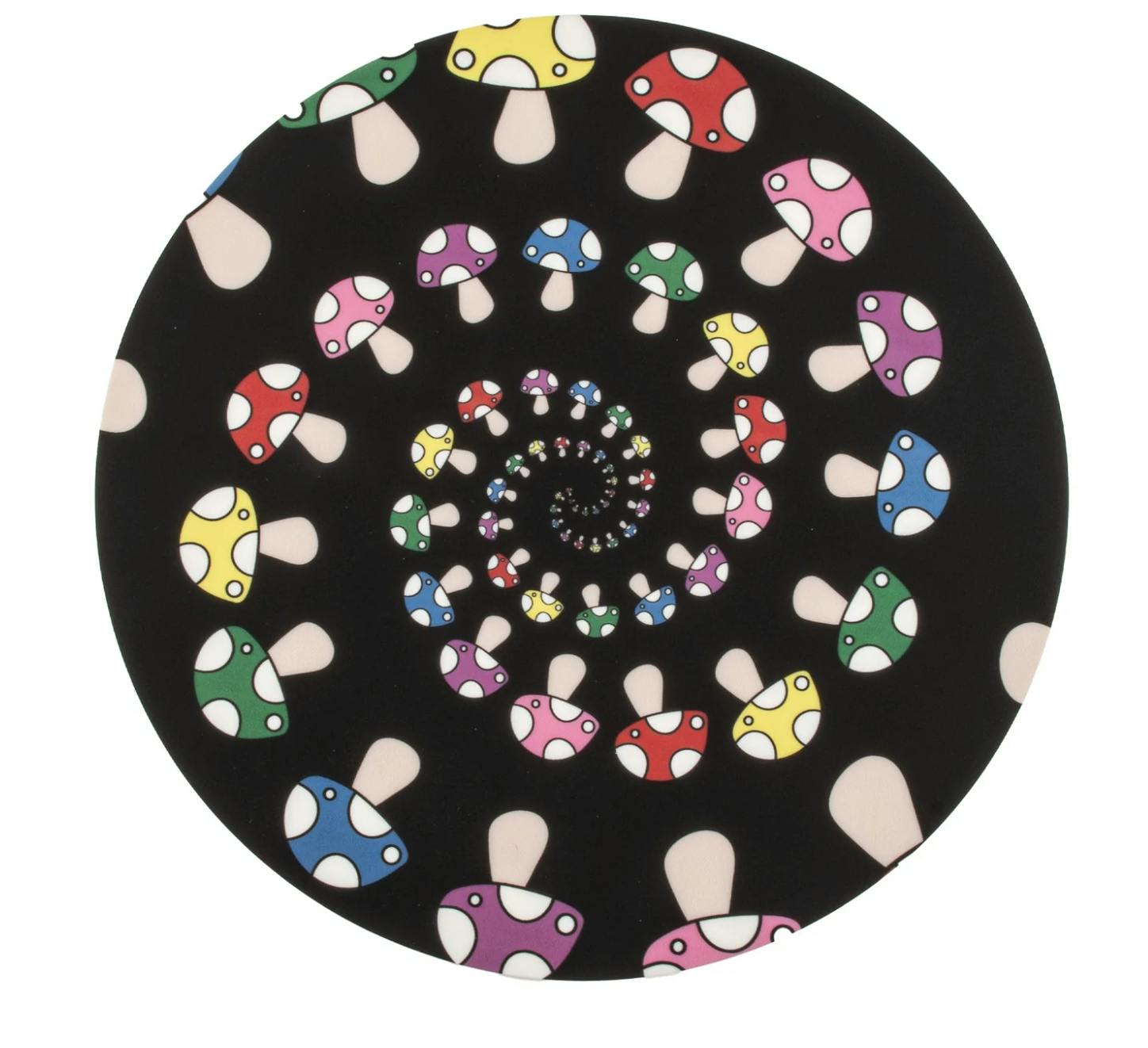 7.8" Mushroom Spiral Dab Mat