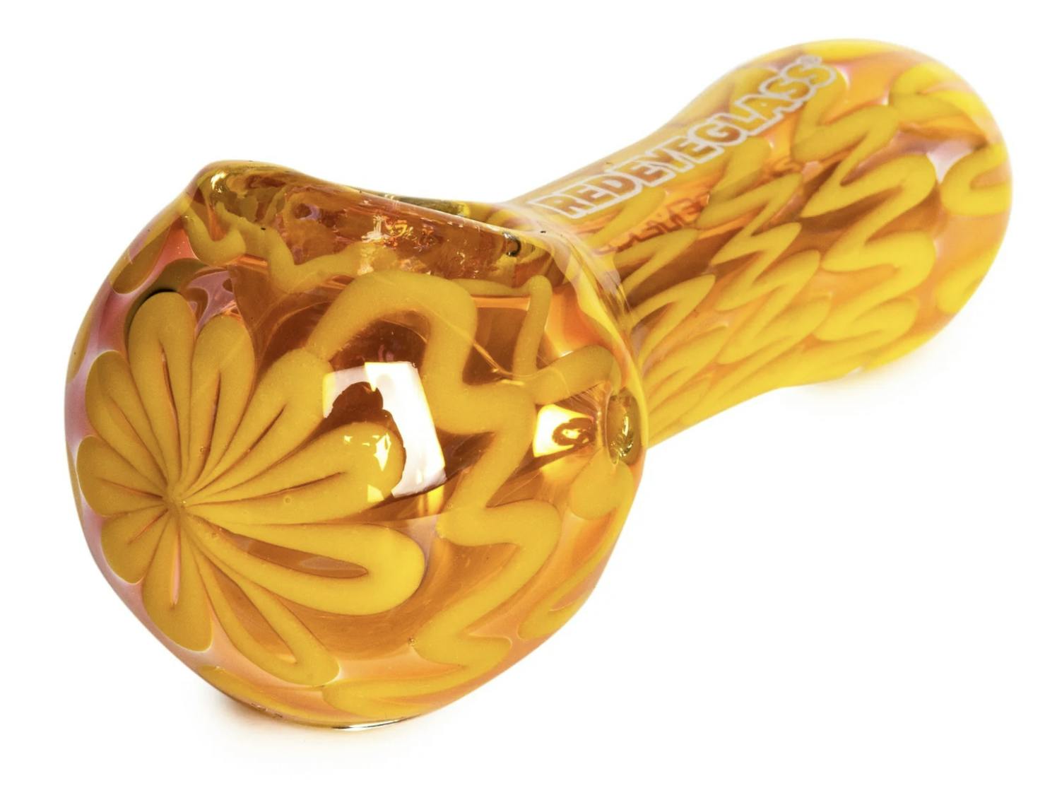 Red Eye Glass: 4" Electric Inside Out Spoon Hand Pipe