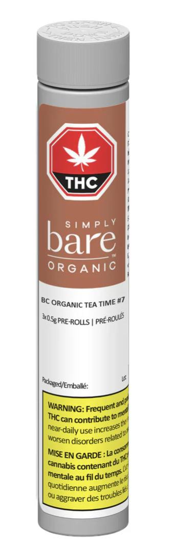 Organic Tea Time #7 Pre-Rolls 3 x 0.5g