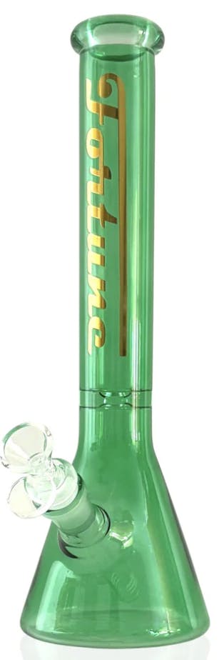 Prism 12" Colored Beaker Bong Green
