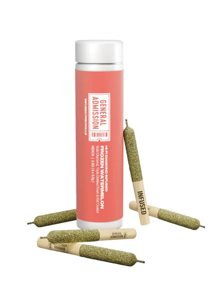 Frozen Watermelon Infused Pre-Rolls 5 x 0.5g