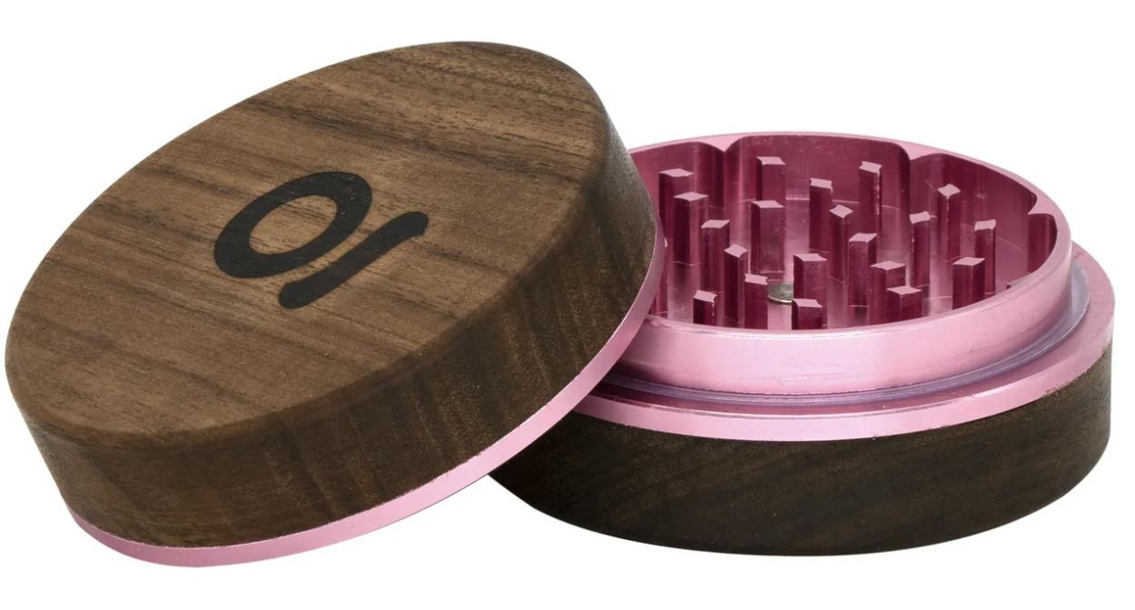 Ongrok: 3 Inch 2 Piece Walnut Grinder Pink