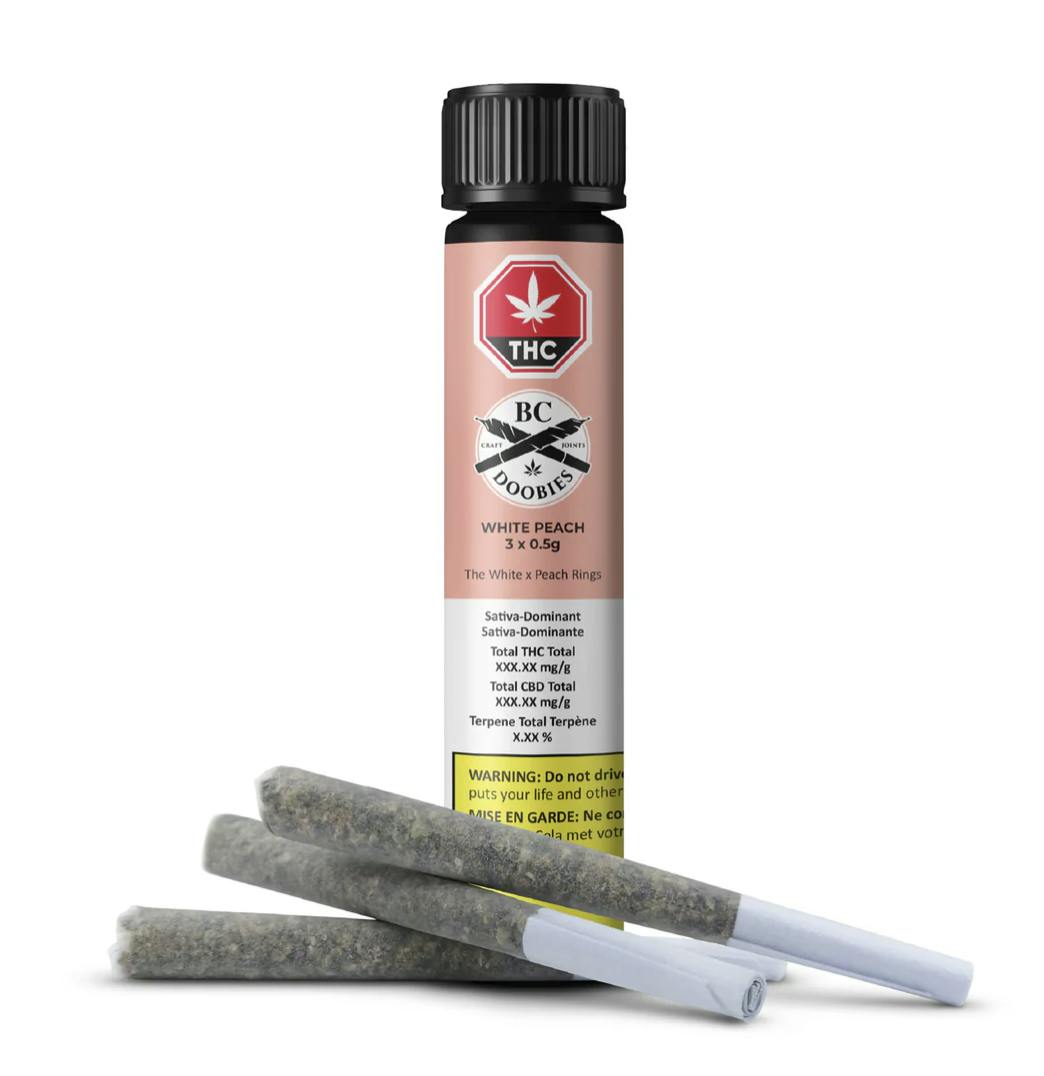 White Peach Pre-Rolls 3 x 0.5g