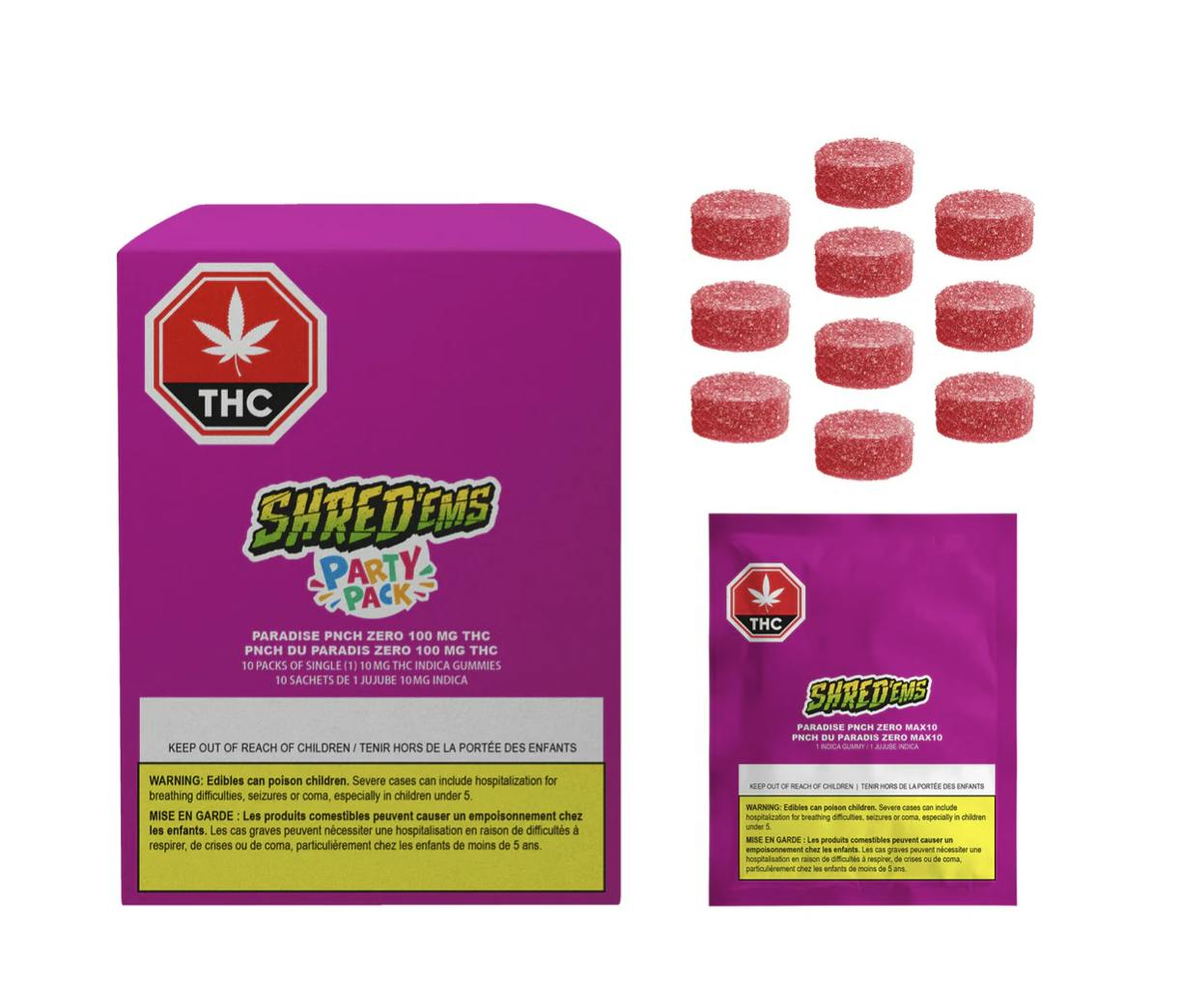 Paradise Punch Zero Sugar Gummies 10 Pack
