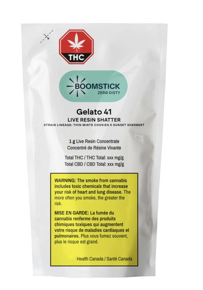 Gelato 41 Live Resin Shatter 1g