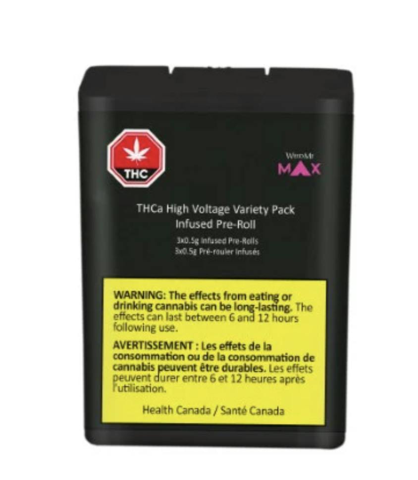 High Voltage Infused Pre-Rolls 3 x 0.5g