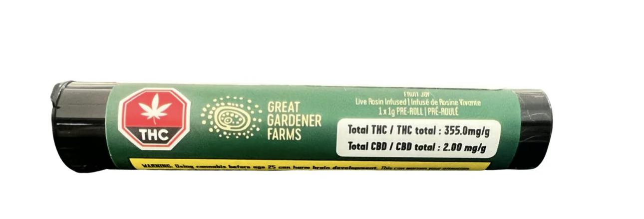 Fruit Joy Rosin Infused Pre-Rolls 1g