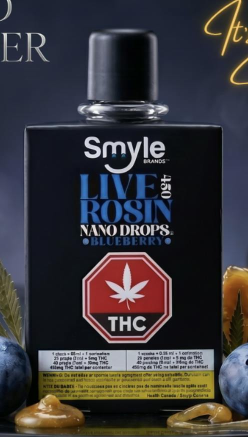 Blueberry Live Rosin Nano Drops 450mg
