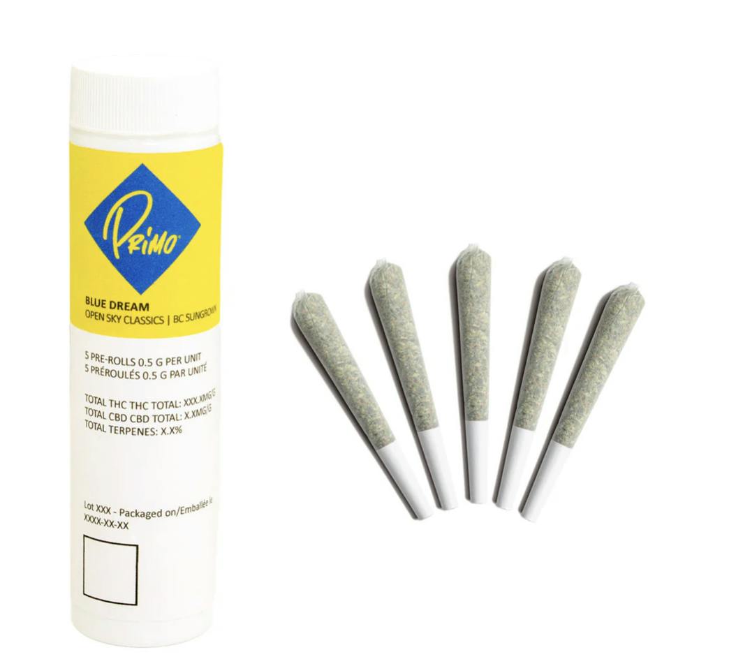 Blue Dream Pre-Rolls 5 x 0.5g