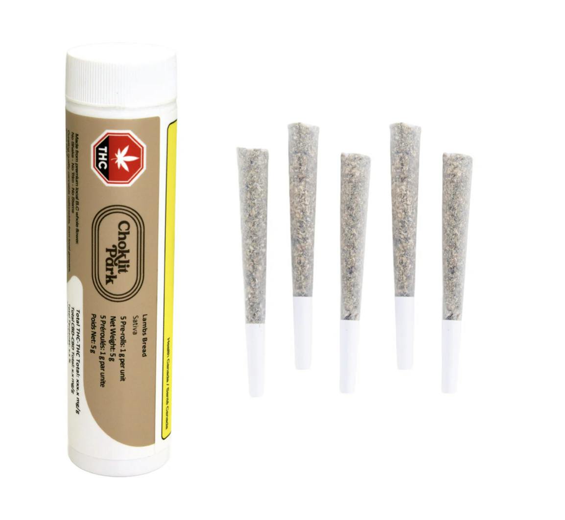 Lambs Bread Pre-Rolls 5 x 1g