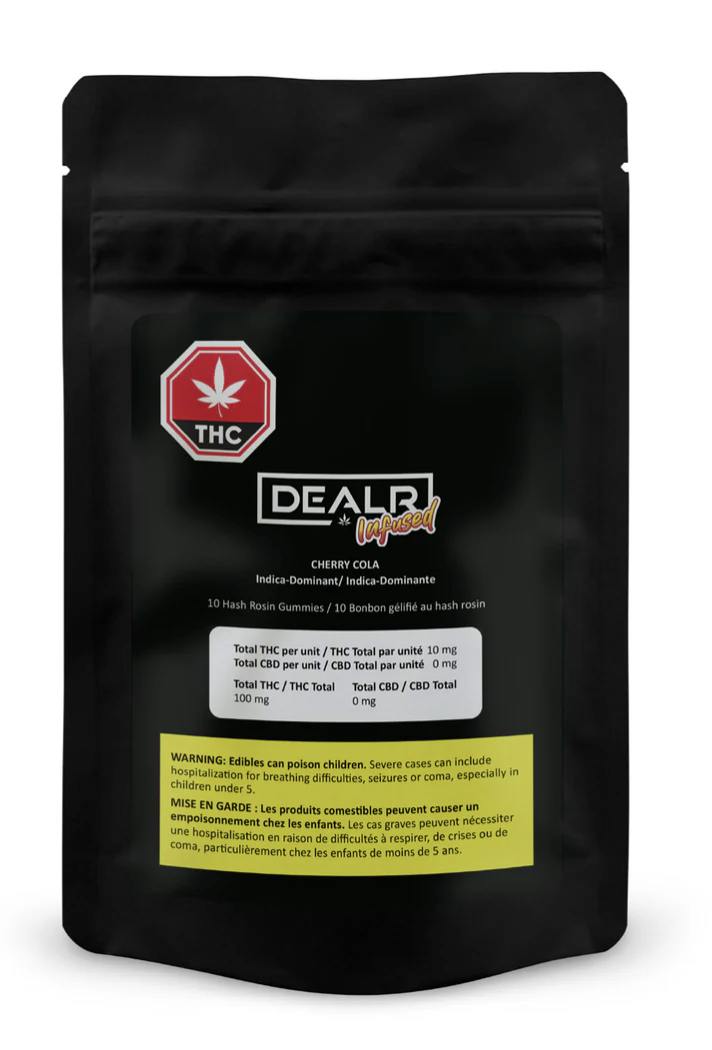 Cherry Cola Hash Rosin Gummies 10 Pack