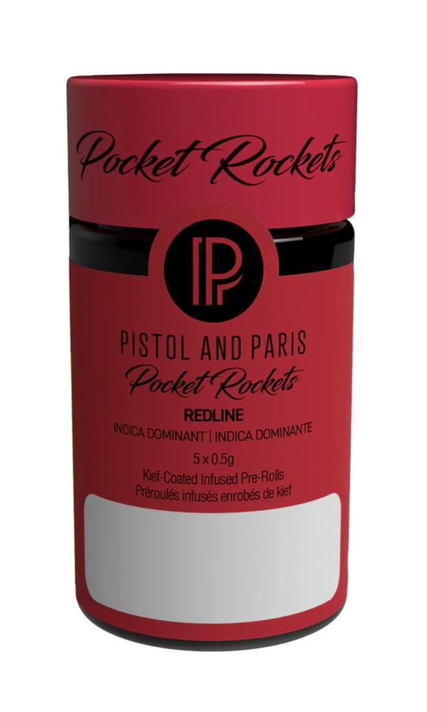 Pocket Rockets Redline Infused Pre-Rolls 5 x 0.5g