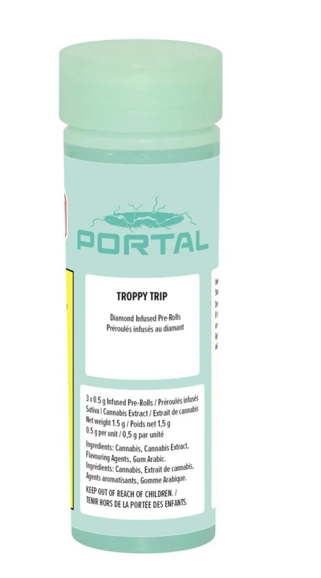 Troppy Trip Diamond Infused Pre-Rolls 3 x 0.5g
