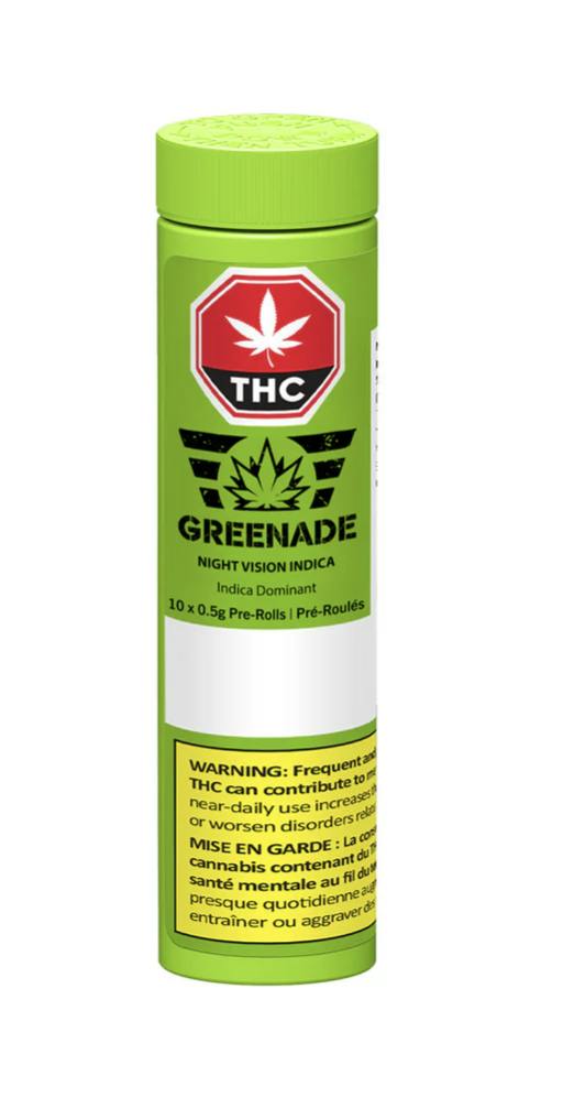 Night Vision Indica Pre-Rolls 10 x 0.5g