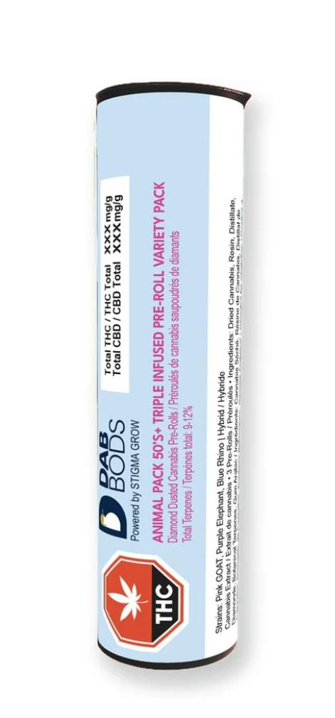 Animal Packs 50's Triple Infused 3 x 0.5g