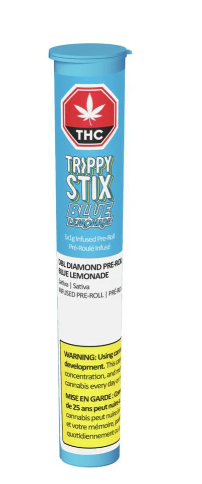 Trippy Stix Blue Lemonade Infused Pre-Roll 1g