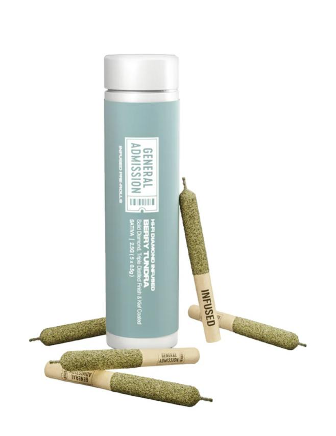 Berry Tundra Infused Pre-Rolls 5 x 0.5g