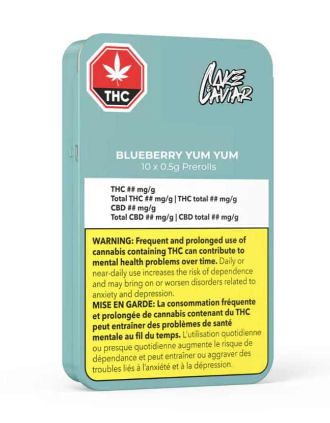 Blueberry Yum Yum Pre-Rolls 10 x 0.5g