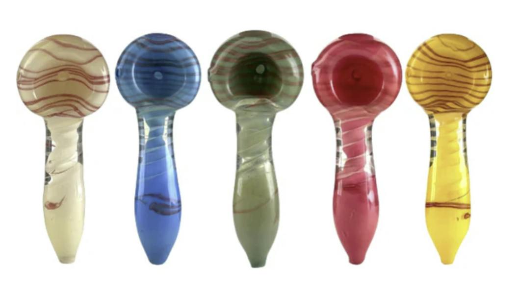 3" Glass Hand Pipe – Assorted Colors