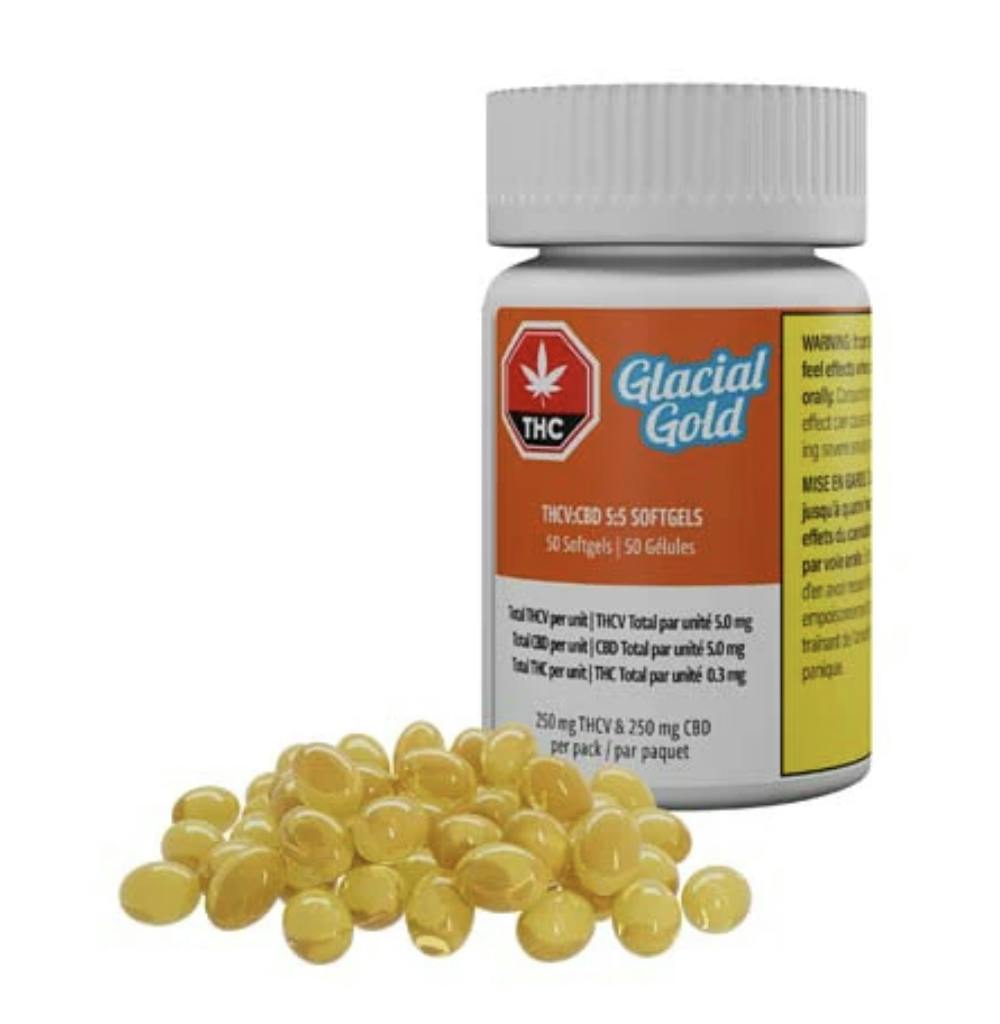 THCV:CBD Softgels 50 Pack