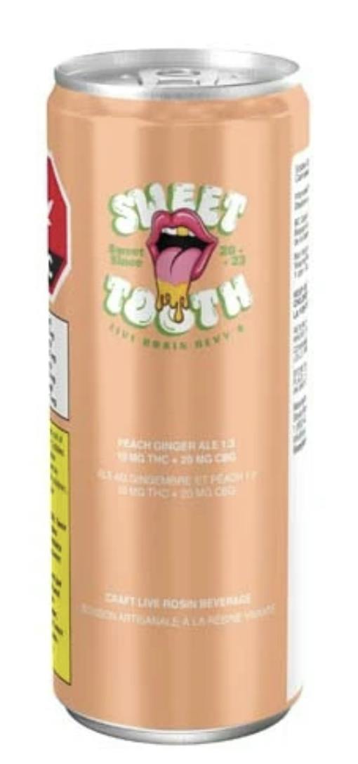 Live Rosin Peach Ginger Ale 1:2 Thc:CBG Drink