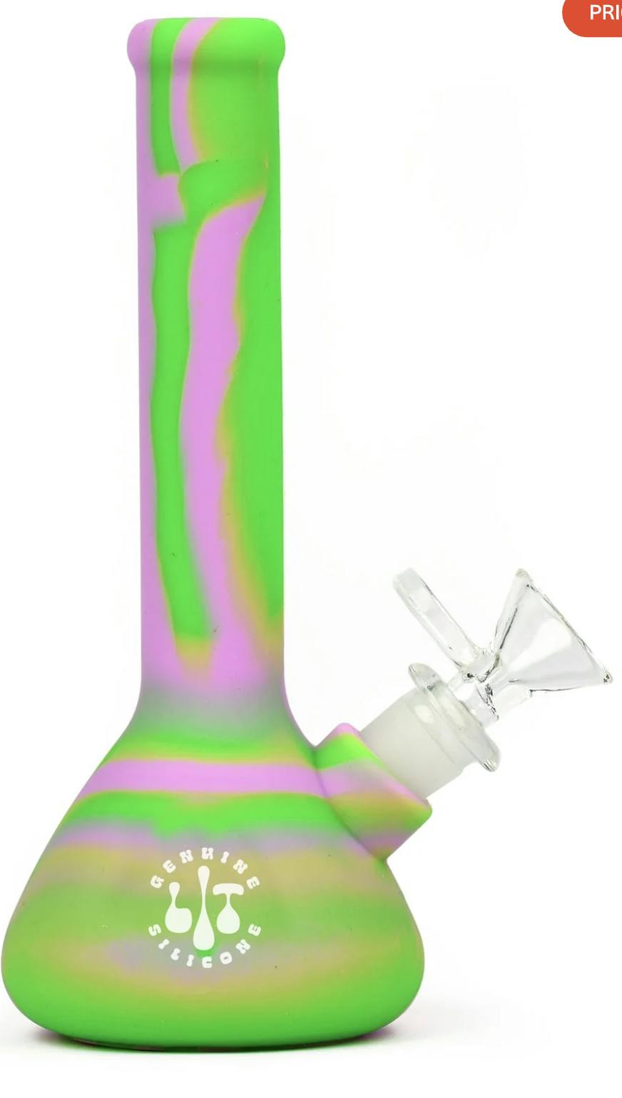 LIT Silicone 7.5" Beaker Bong