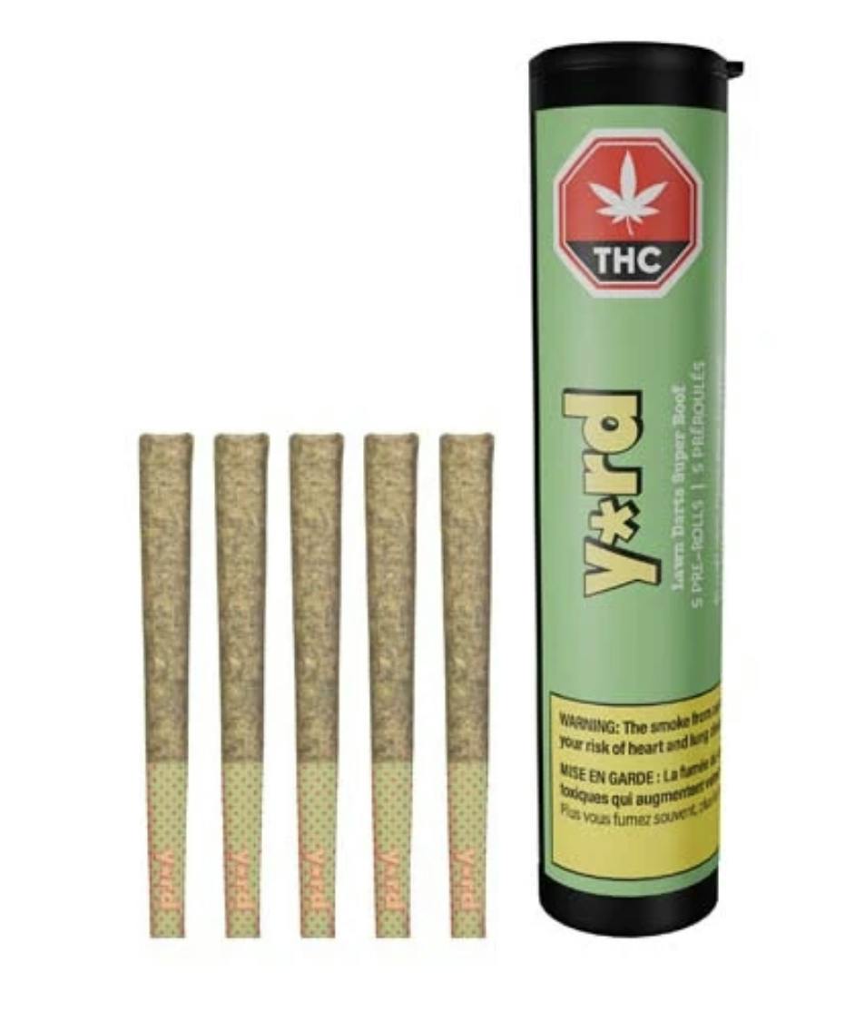 Lawn Darts Super Boof Pre-Rolls 5 x 0.5g