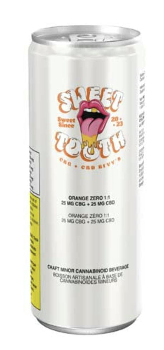 Orange Zero 1:1 CBD:CBG Drink